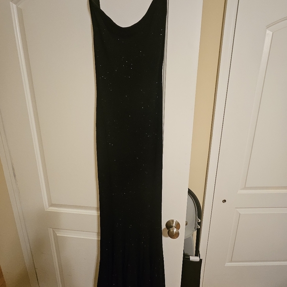 Jessica McClintock Strapless Long Sparkling Mermaid like Evening Gown - Picture 7 of 10